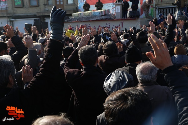 گزارش تصویری| تشییع شهدای گمنام در همدان