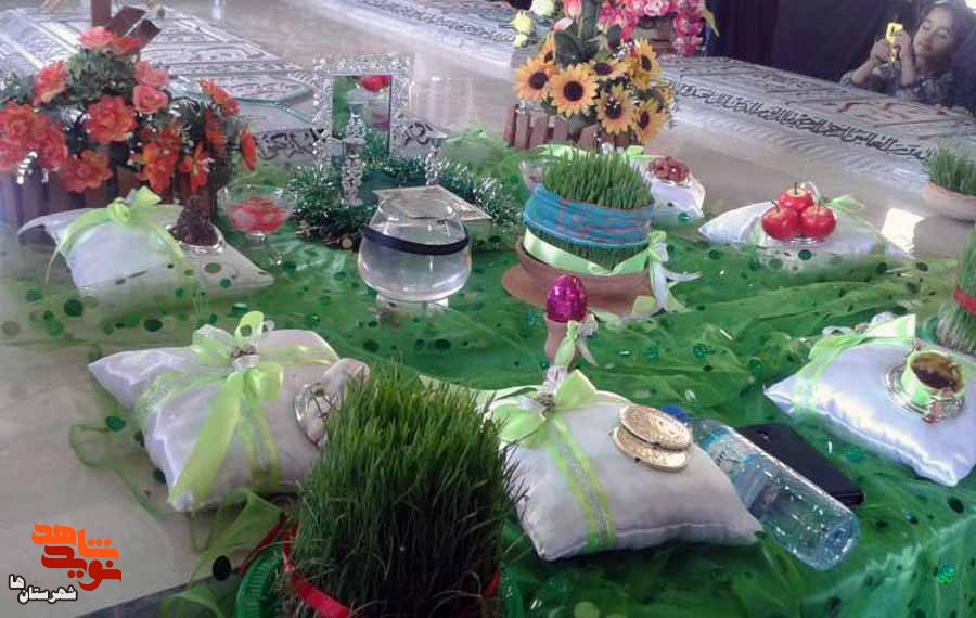 تحویل سال نو در جوار ۱۸ گلزار شهدا در شهرستان‌های استان تهران برگزار شد
