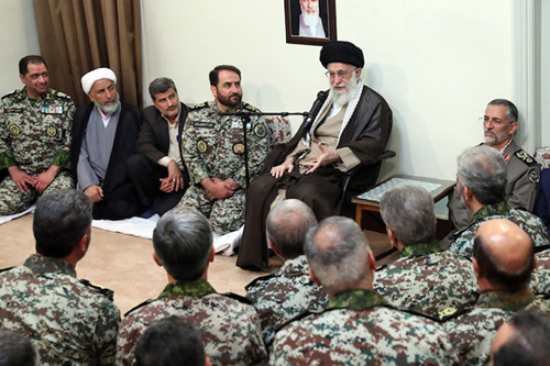 Defying threats on the front lines is a great opportunity for brave forces: Ayatollah Khamenei Defying threats on the front lines is a great opportunity for brave forces: Ayatollah Khamenei