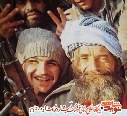 رزمنده ای که با آوردن نام امام زمان (عج) صلوات می فرستاد