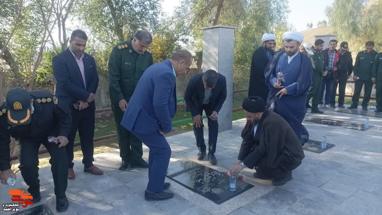 گزارش تصویری مراسم سالگرد شهید سلیمانی در شهر چرام