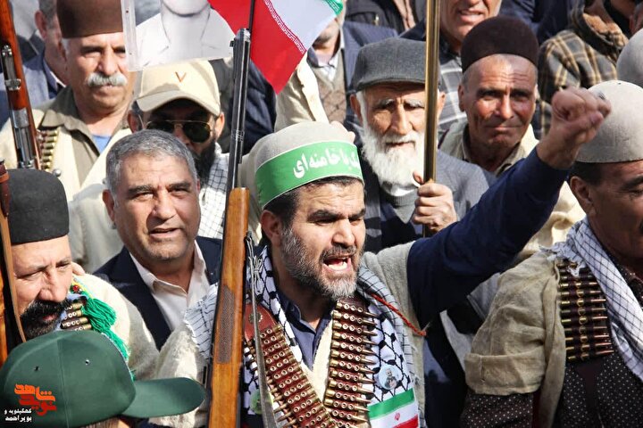 شکوه حضور مردم استان کهگیلویه و بویراحمد در راهپیمایی ۲۲ بهمن در شهر یاسوج