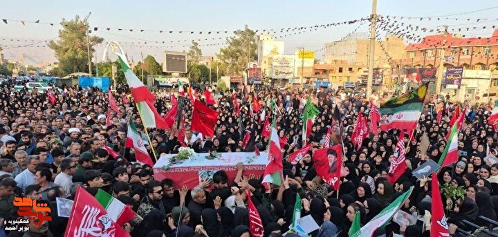 استقبال باشکوه از پیکر «شهید علوی» در دهدشت