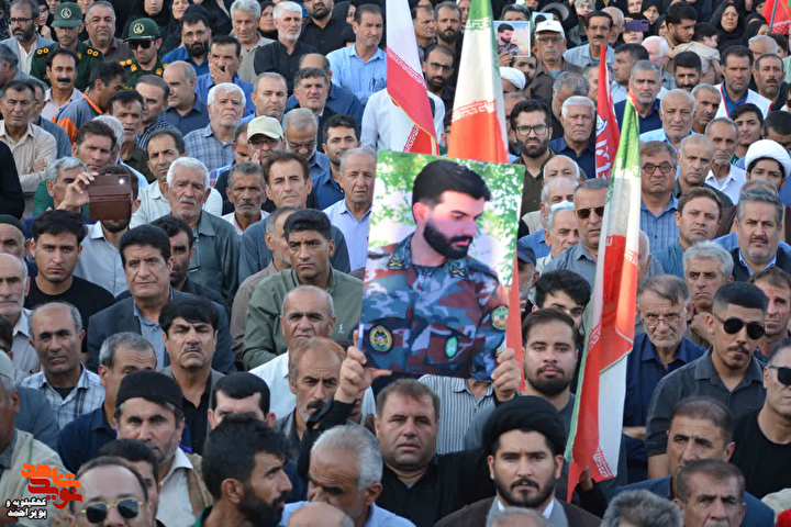 وقتی شهر به احترام ایستاد؛ لحظاتی از شکوه تشییع «شهید علوی» در قاب دوربین