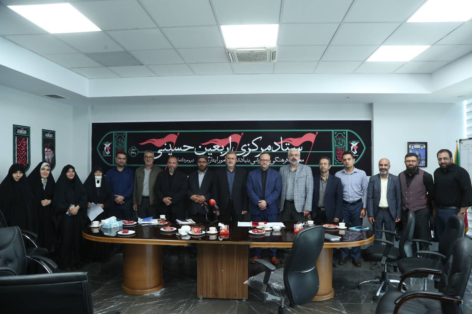 عکس/ نشست رؤسای ستاد مرکزی اربعین حسینی بنیاد شهید و امور ایثارگران