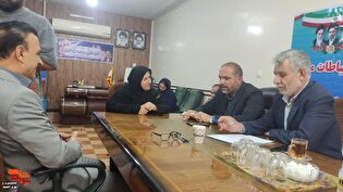 استقرار «میز خدمت» بنیاد شهید در گچساران؛ دیدار...