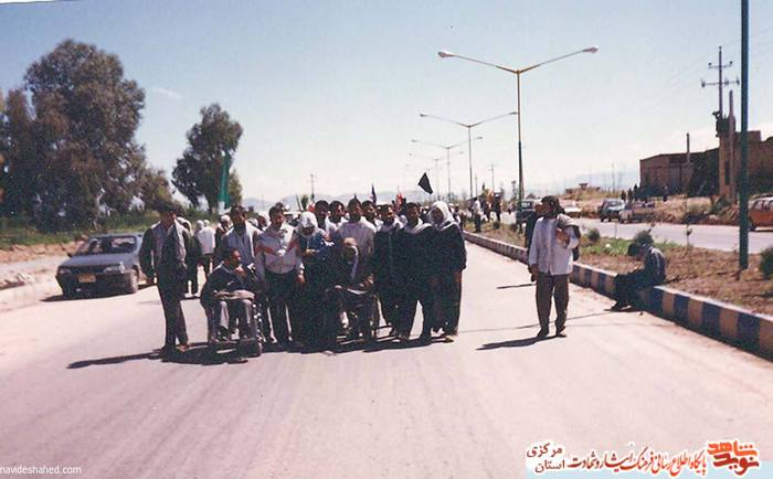 راهپیمایی رزمندگان استان مرکزی - سبزوار - مشهد 