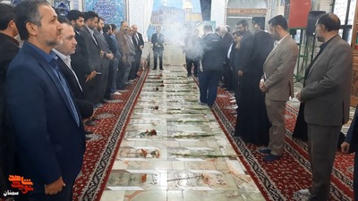 گلباران گلزار شهدا- بیست و چهارم آبان ۱۴۰۲ گلزار شهدای امامزاده یحیی (ع) شهرستان سمنان