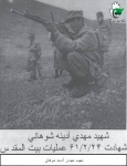 عکس شهید مهدی آدینه شوهانی